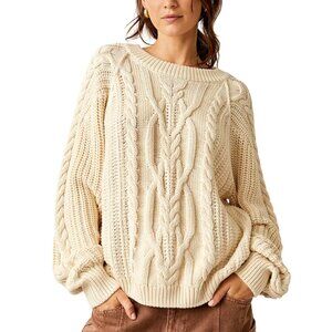 Free People Frankie Cable Sweater